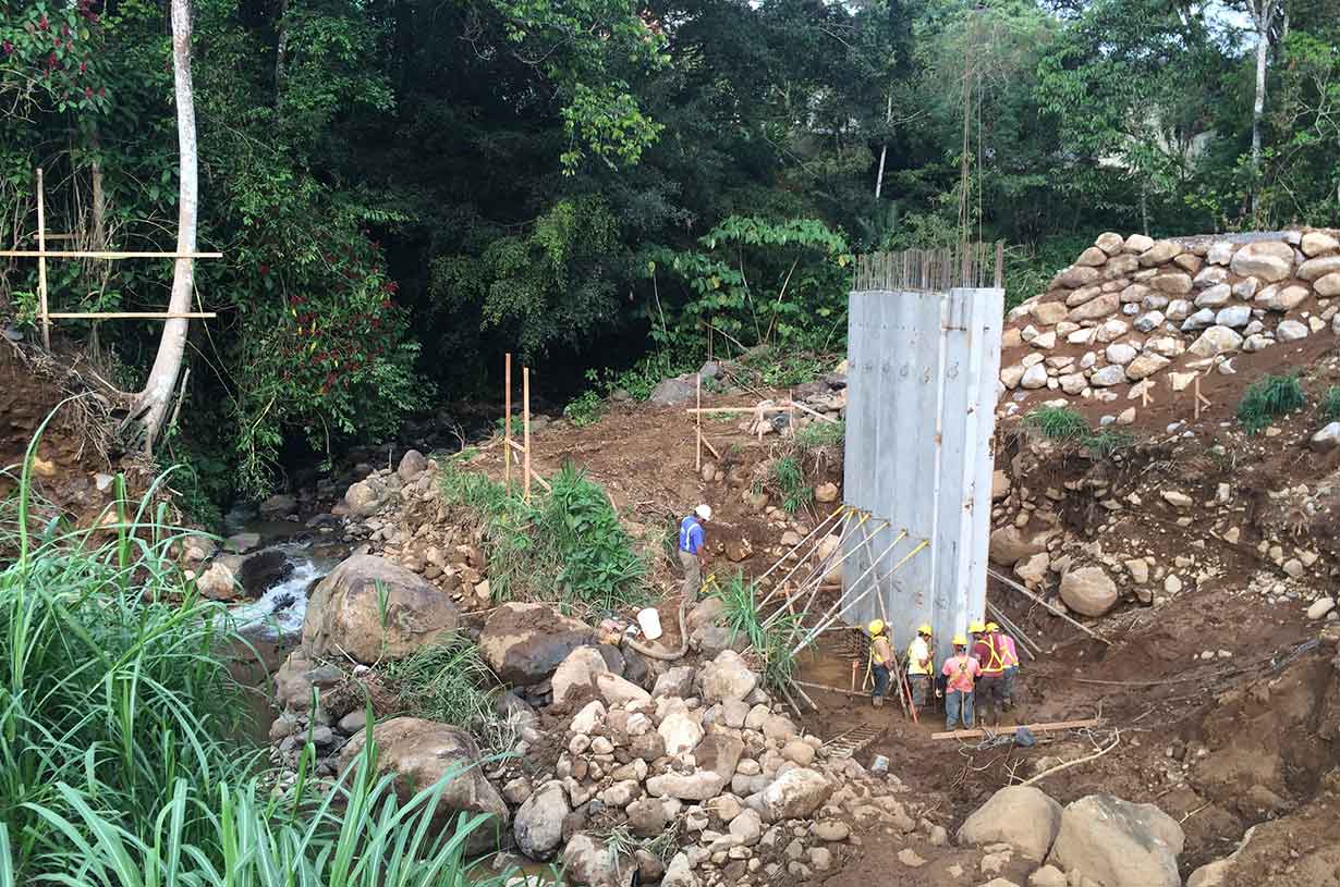  Diseño geométrico, funcional, señalización,  seguridad vial y diseño estructural de puente y alcantarilla de cuadro; Inspección de ejecución del proyecto desarrollo urbanístico  Hacienda Campo Real, Ciudad Quesada-San Carlos.  Cliente: Hacienda Campo Real