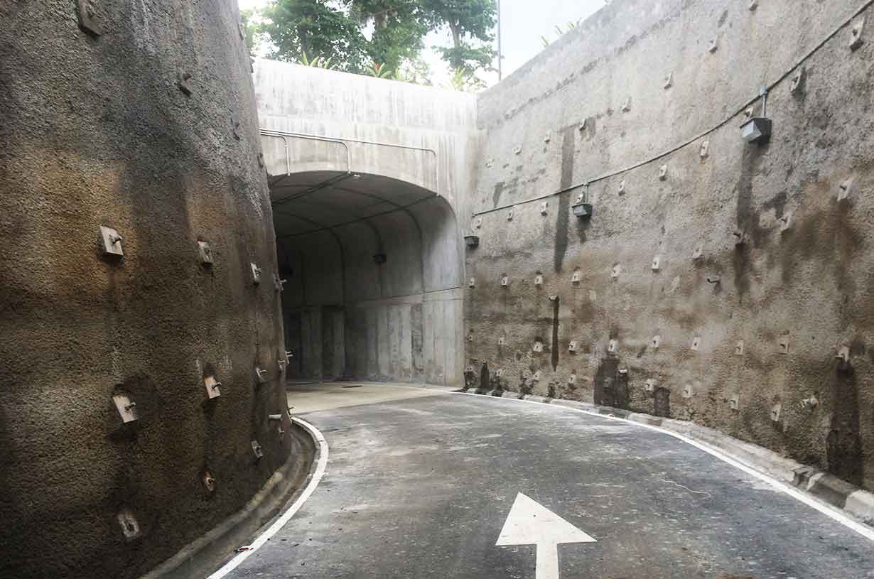 Inspección de obras de construcción de acceso Ferretería EPA, Desamparados.  Cliente: Calle Nicata, S.A.